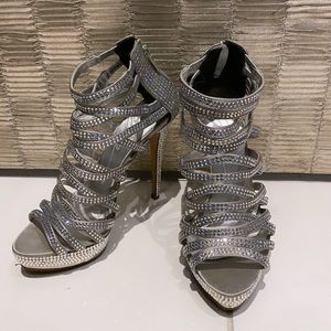 Le Silla Crystal Stilettos